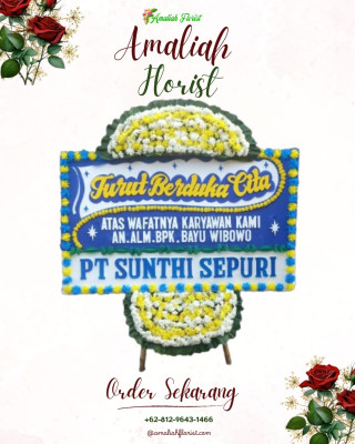 Papan Bunga Duka di Kebondalem