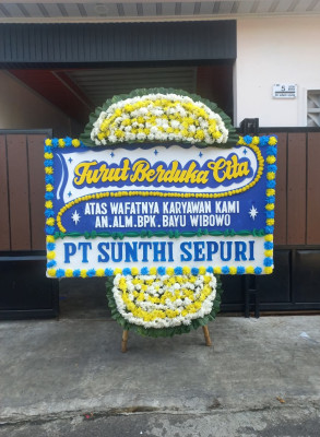 Papan Bunga Duka di Kebondalem